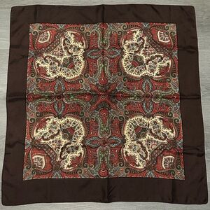 Vintage Liberty Multicolor Paisley Silk Scarf